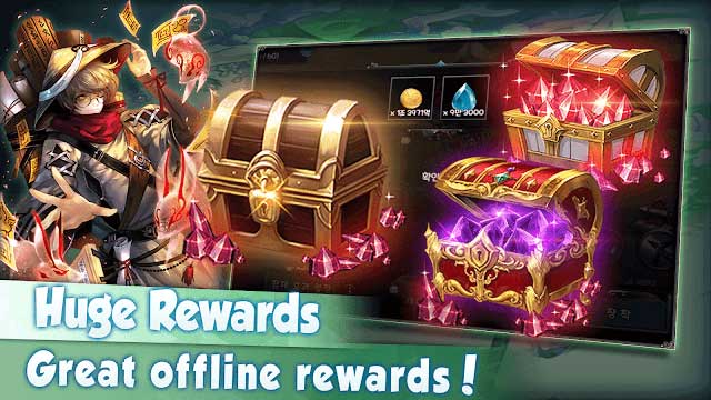 Big rewards, get awesome offline rewards