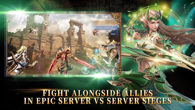Fight alongside allies in server vs server wars