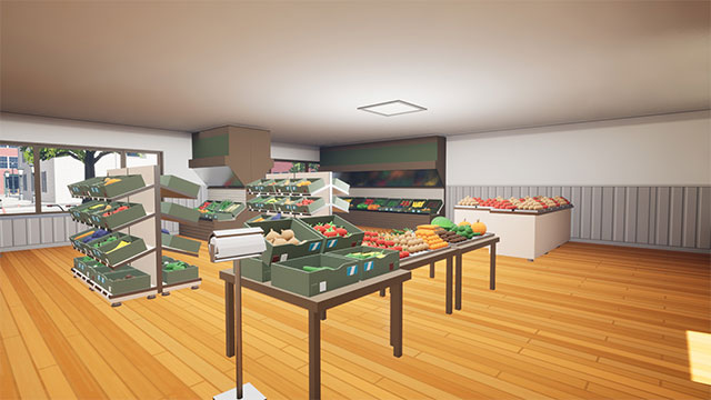 Sell and expand a business of clean agricultural products while playing Rooftop Garden Simulator