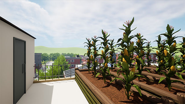 Gardening on the roof with a simulation game Rooftop Garden Simulator
