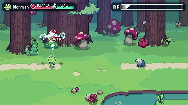 A Frog's Tale is a novel turn-based RPG adventure game with a twist on sound. music
