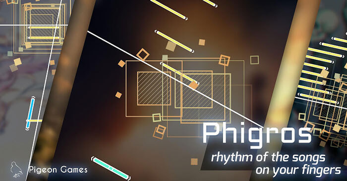 Dance with the tunes and run your fingers over the keys freely in Phigros