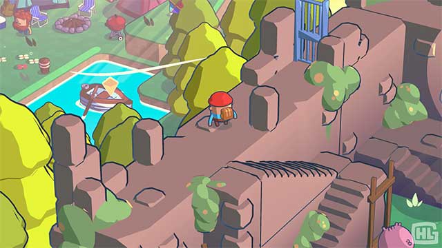 Pine Hearts has gameplay inspired by the classic adventure game series Zelda