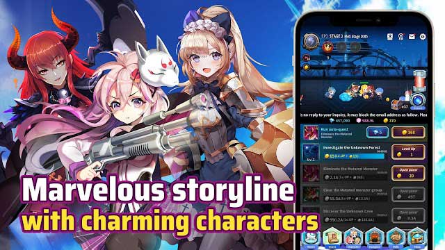 Adventure Story attractive save with charming anime characters