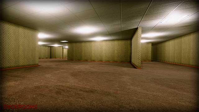 Inside the Backroom is a horror game horror multiplayer Backrooms theme