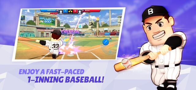 Join the fast-paced Super Baseball League baseball games 