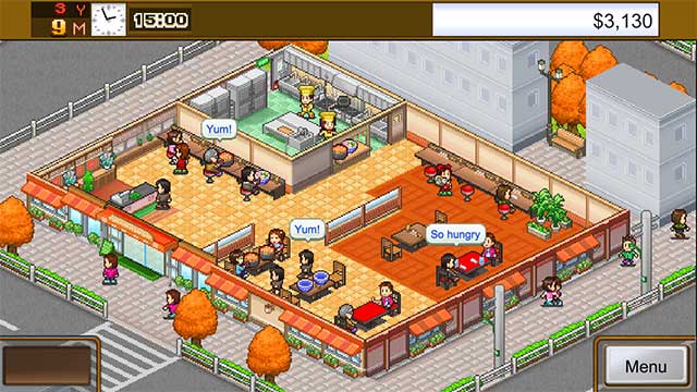 Cafeteria Nipponica is a colorful restaurant management and cooking simulation game