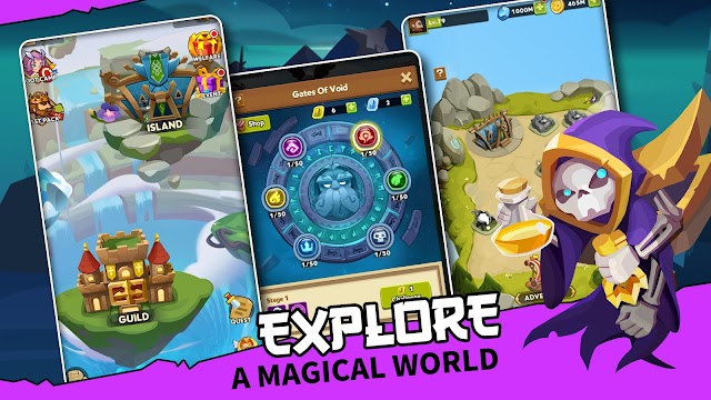 Explore the exciting magical world of Gacha Heroes: Casual Idle RPG
