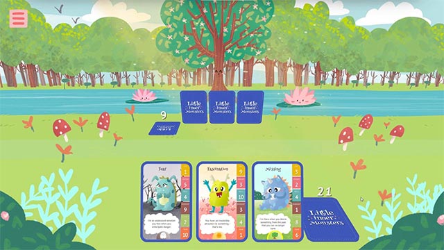Little Inner Monsters is a cute graphic card game with a human story