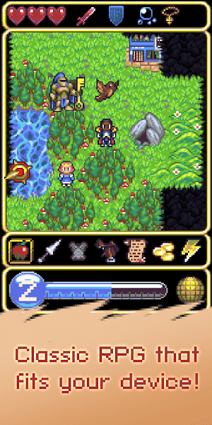 Overworld is a classic RPG suitable for all devices
