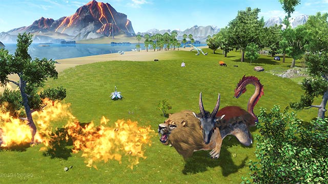 Chimera Land game possesses adventure RPG gameplay that combines survival and free simulation