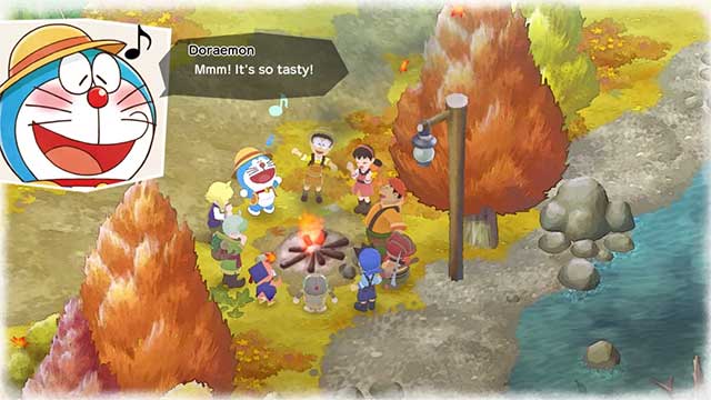 Build a farm together with familiar Doraemon characters! 