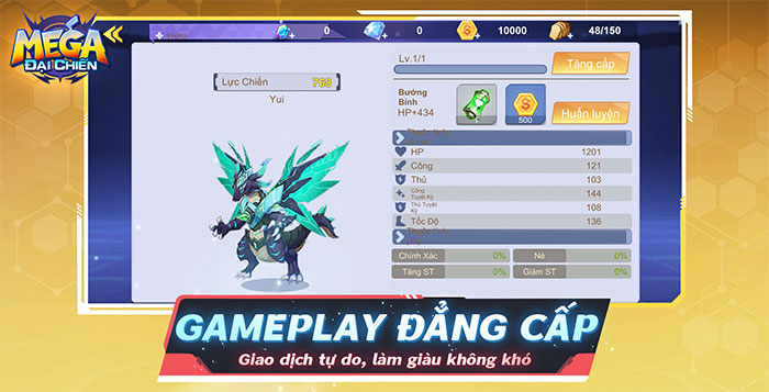 Official interface of Mega Dai Chien