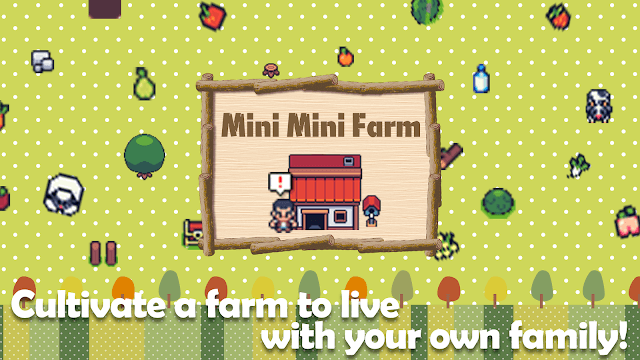 Farm, improve a land so you can live with your family in Mini Mini Farm game