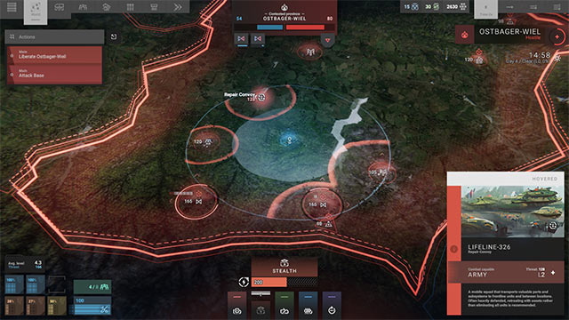 Explore the vast Phantom Brigade game map, where you strive to capture bases and loot your opponent's equipment