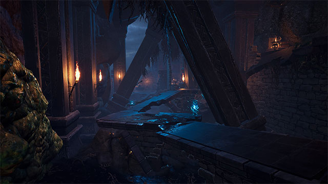 Gameplay by Tracery of Fate VR is a blend of combat role-playing with classic puzzle adventure