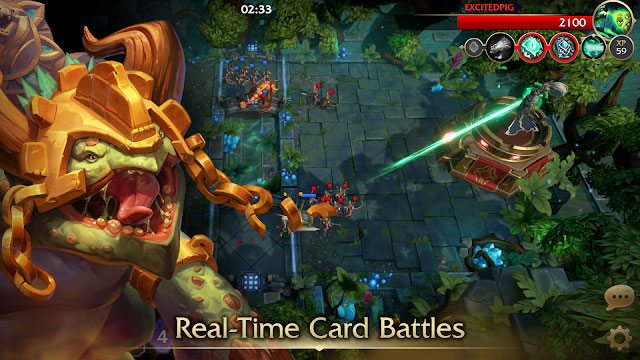 Join real-time card wars in Minion Masters