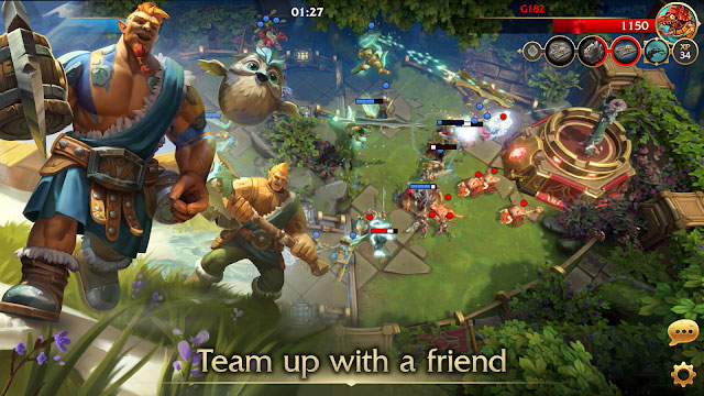 Team up with friends and fight together