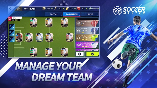 Manage your dream football team in Soccer Master - Football Games
