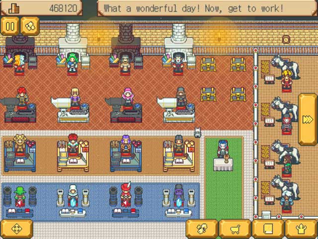 Weapon Shop Fantasy is a store management simulation game. cool weapons