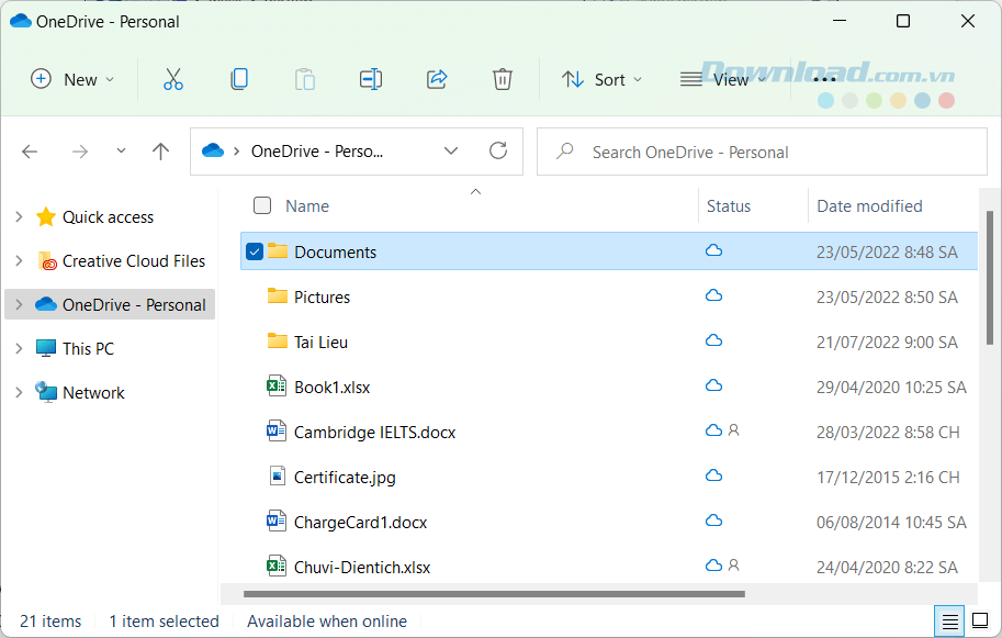 OneDrive - Tải Microsoft OneDrive cho PC