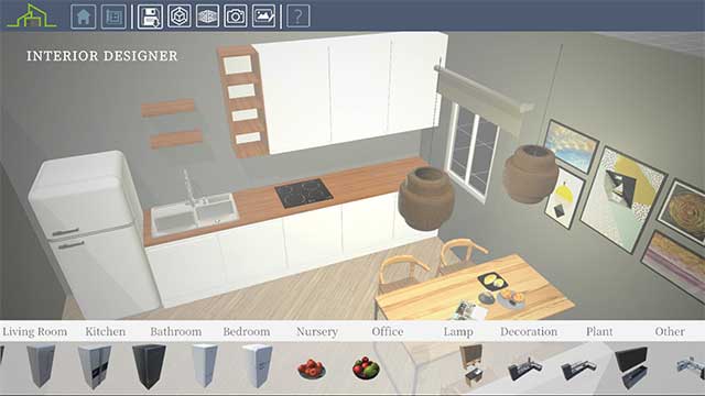 Use the Photo feature to record floor plans from different perspectives