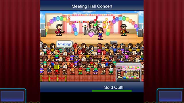 Hold concerts and interact with fans to increase popularity