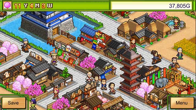 Explore Edo period Japan in the simulation game Oh! Edo Towns