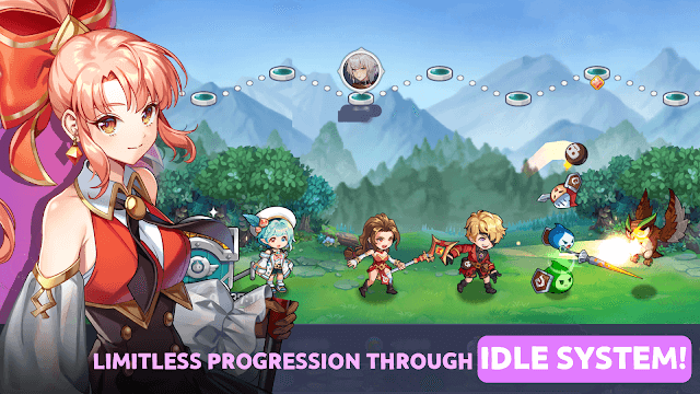 IDLE LUCA gives you unlimited progress thanks to the idle system in game 