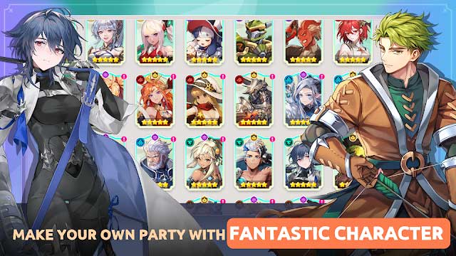 Create make your own awesome party thanks to amazing fantasy characters