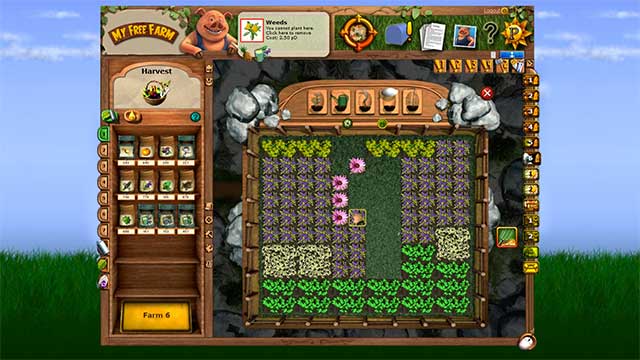 My Free Farm online has over 36 kinds of vegetables, flowers and fruits to find and grow