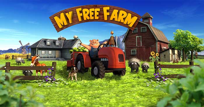 My Free Farm is a colorful MMO farm simulation game