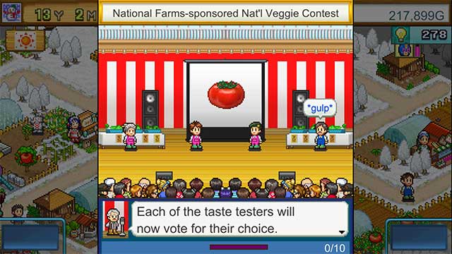 Participate in agricultural competitions to increase your farm's reputation