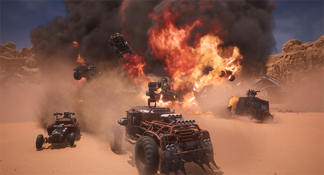 The Burned Ground is a racing game combat vehicle mix of action style with survival