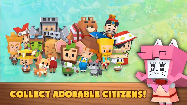 Collect cute citizens of all shapes, colors, personalities and abilities