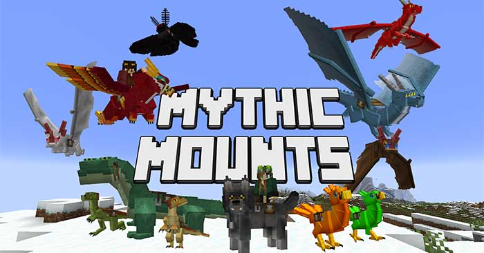 Mythic Mounts Mod sẽ giới thiệu 14 sinh vật thần thoại có thể được thuần hóa