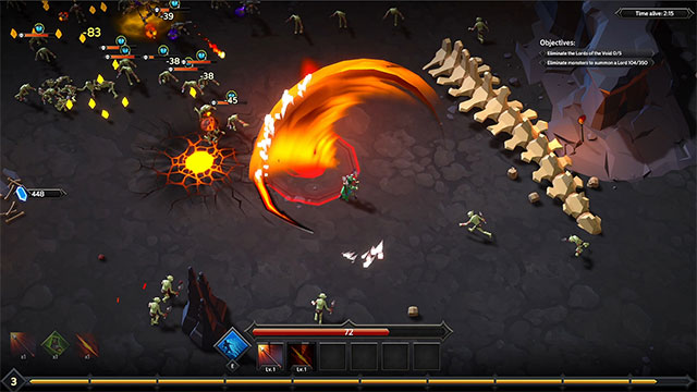 Soulstone Survivors PC features epic, fast-paced classic roguelite action gameplay