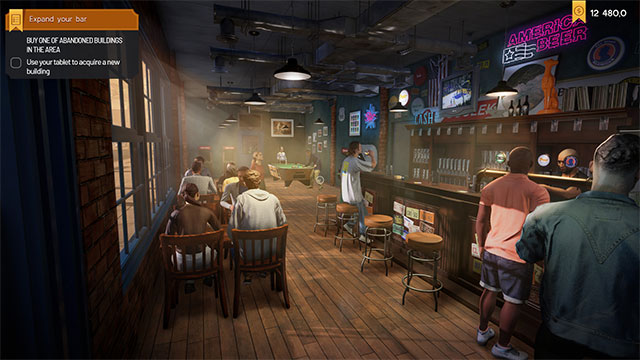 Takeover of the old family pub and restore its reputation while playing Brewpub Simulator