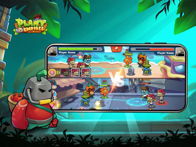 Plant Empires: Arena Game gives you access to Angry Fruit-style tower defense battles