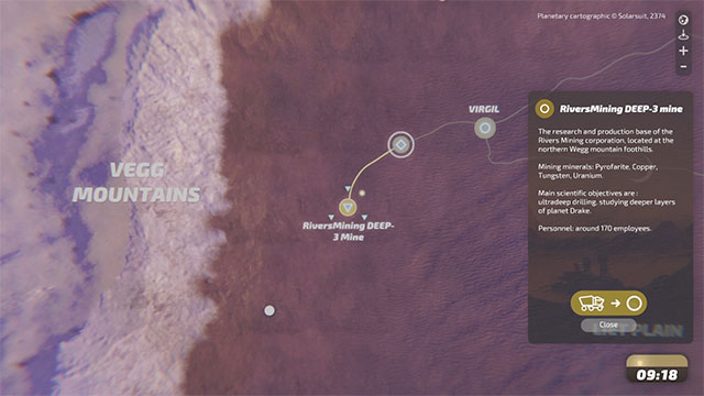 Explore landmarks on the spatial map while playing DRAKE
