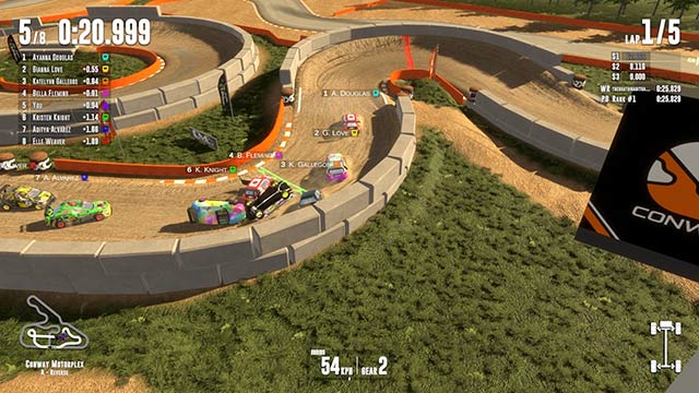 RXC - Rally Cross Challenge is one competitive racing game on professional track
