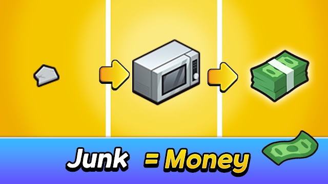 Become a scrap yard owner and turn waste into money. in the game Scrap Metal Factory