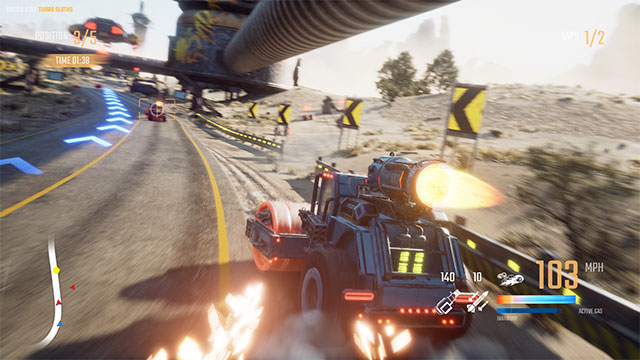 Turbo Sloths challenges gamers to a multi-ton truck race armed with super powerful weapons