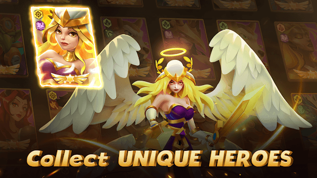 Collect unique, powerful heroes to fight for you
