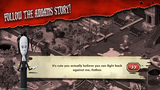 Enjoy the stories. original Addams Family in game Addams Family: Mystery Mansion