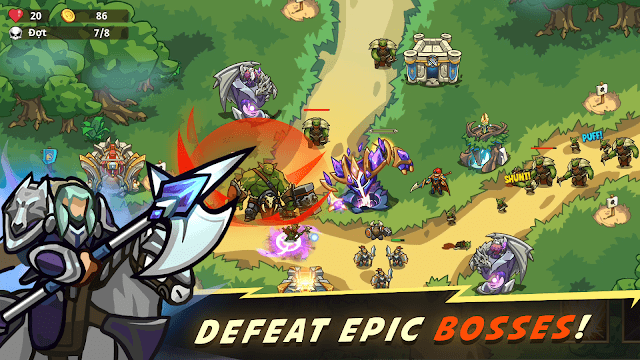 Defeat powerful bosses