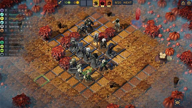Explore the diverse class system, skills, towers... while playing Tiny Tactics