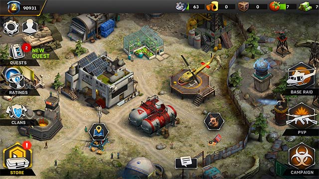 Build a base to protect the zombies. survivors of zombie attacks