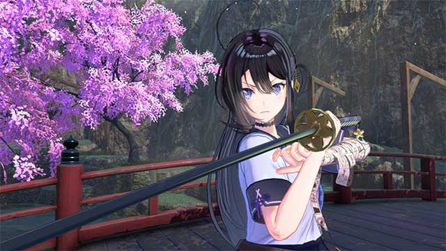Experience beautiful sword fights in Samurai Maiden