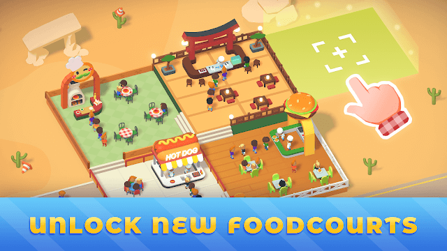 Unlock new food areas